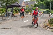 Fietsers zorgen voor spektakelstuk in Eversel