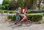 Fietsers zorgen voor spektakelstuk in Eversel