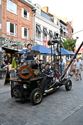 Een heleboel straattheater op het Marktplein