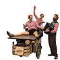 Een heleboel straattheater op het Marktplein