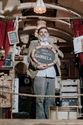 Een heleboel straattheater op het Marktplein