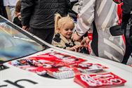 Een warm welkom voor de NASCAR-rijders