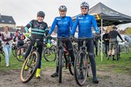 Veel mountain- en gravelbikers aan De Veen