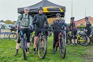 Veel mountain- en gravelbikers aan De Veen