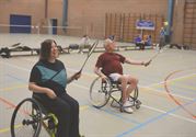 Beperkt aantal rolstoelbadmintonners in Berkenbos