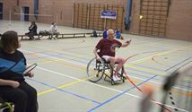 Beperkt aantal rolstoelbadmintonners in Berkenbos