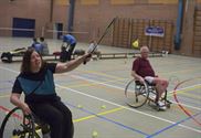 Beperkt aantal rolstoelbadmintonners in Berkenbos