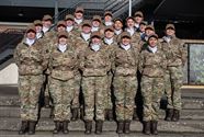 Een nieuwe lichting militairen is afgestudeerd