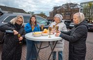Carnavalsvlaggen wapperen in Heusden-Dorp