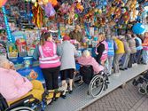 Bezoekers genoten van een prikkelarme kermis