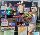 Bijna 750 atleten trotseren hitte op Boekt Loopt