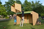 Een huisje om te branden op de opendeurdag