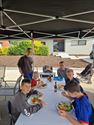 10de straatbarbecue in Halhei