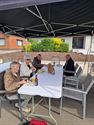10de straatbarbecue in Halhei