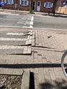 Fietspaden door hitte beschadigd