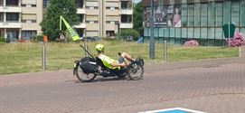 Enkele tientallen deelnemers aan Zomerfietstocht