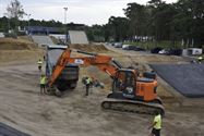De nieuwe BMX-track krijgt dagelijks meer gestalte
