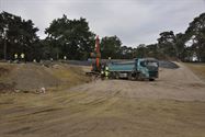 De nieuwe BMX-track krijgt dagelijks meer gestalte
