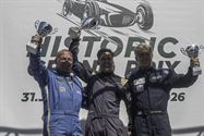 De kranige oudjes in volle actie op Historic GP