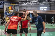 Vandaag was het aan de gemengde dubbelteams
