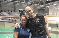 Vandaag was het aan de gemengde dubbelteams