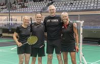 Vandaag was het aan de gemengde dubbelteams