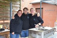 Moedige schutters trotseren slecht weer