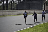 Marathonlopers op circuit stevig aangemoedigd