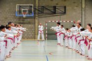 Roze karategordel in de strijd tegen borstkanker