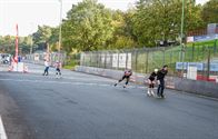 150 dappere skaters maar helaas geen supporters