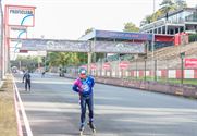 150 dappere skaters maar helaas geen supporters