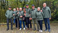 Pasarleden op herfstwandeling in de Ardennen