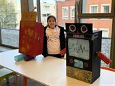 Een maand lang creatieve kinderkunst in de bib