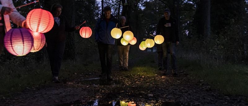 Lampionnenwandeling (2km) zaterdag 7 dec