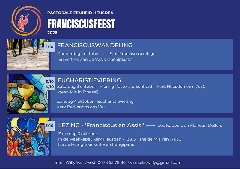 Franciscusfeest voor jong en oud!