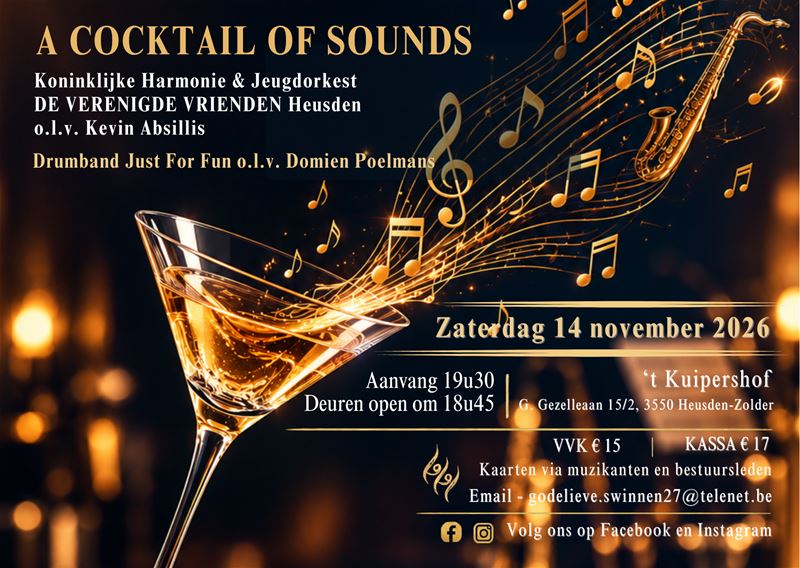 A Cocktail of Sounds - Harmonie Heusden