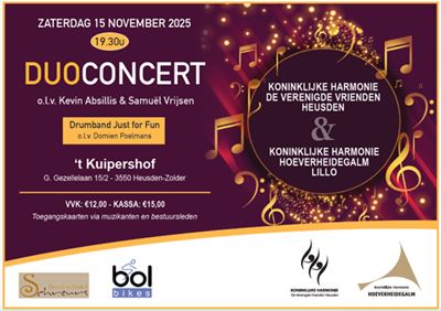 Duo-concert - harmonie Heusden en Lillo